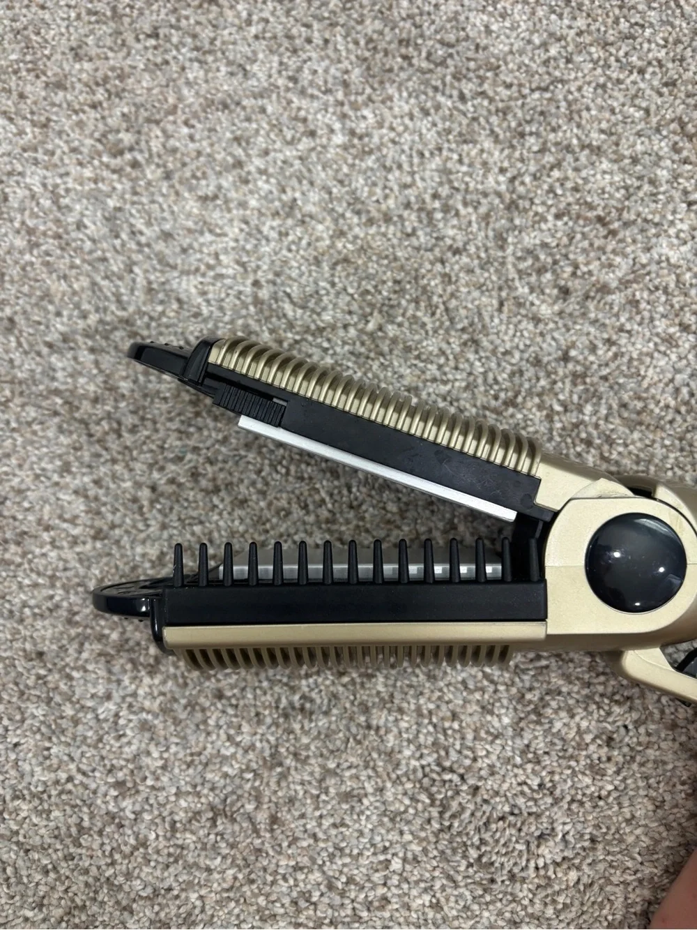 Conair straightener wet hair dry hair gold